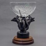 trophy bronze & glass
